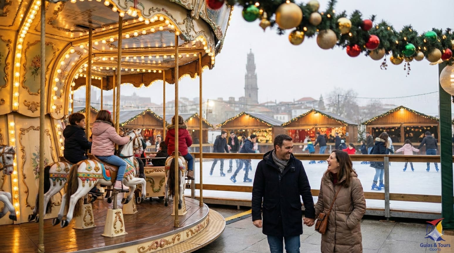 Paseando por Oporto en Navidad