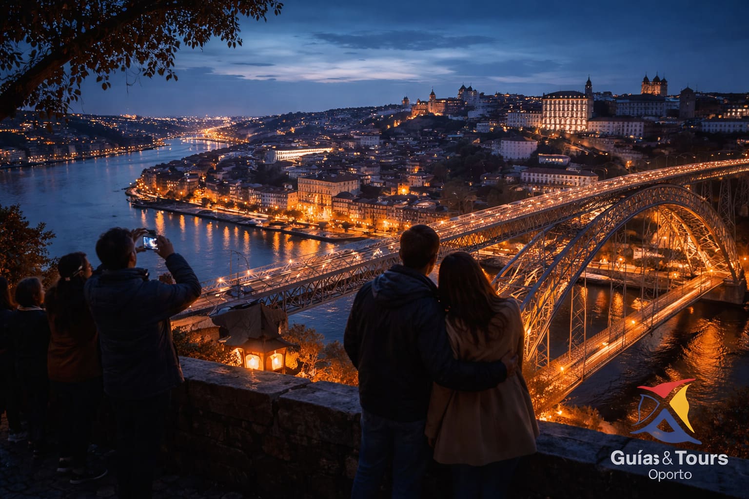 Vistas de Porto en invierno
